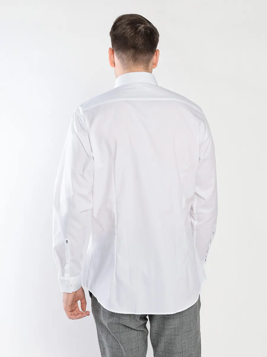 Рубашка белого цвета из хлопка